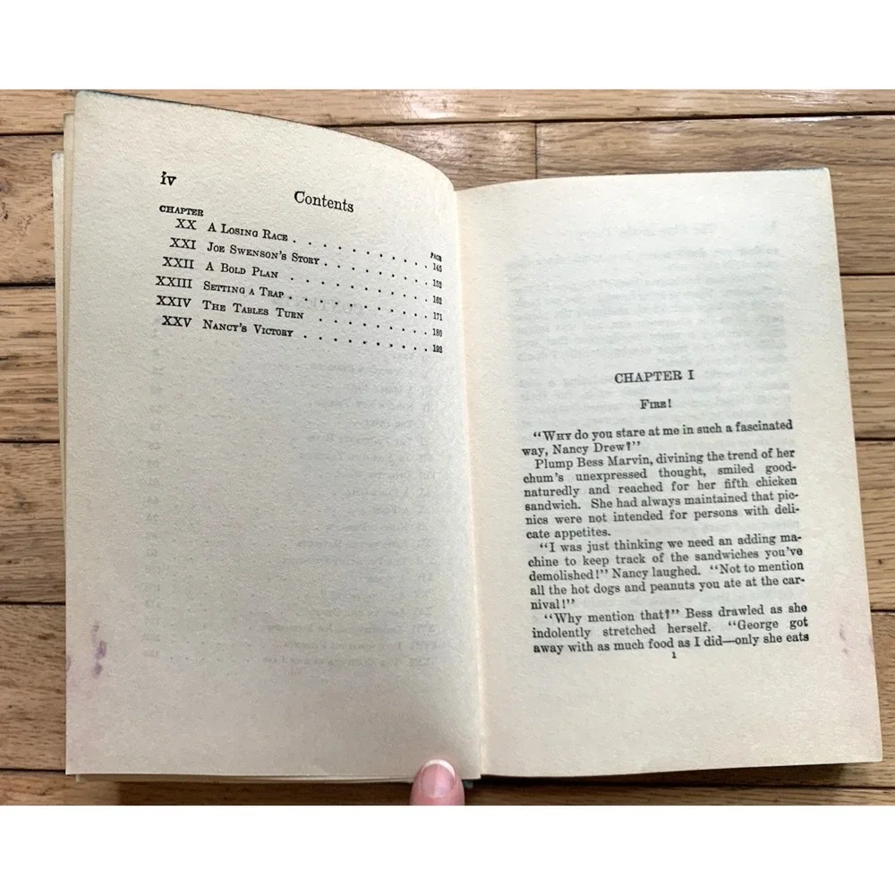 The Clue in the Diary Carolyn Keene Nancy Drew Mystery #7 1932 Vintage No DJ